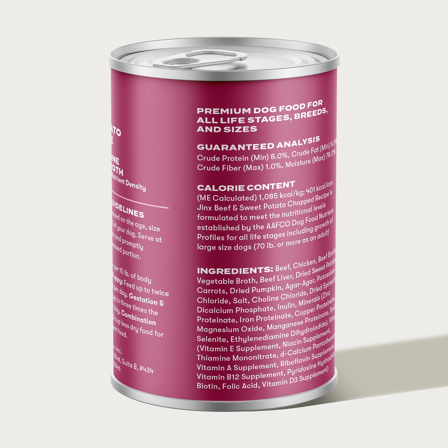 Grain-Free Beef Paté Wet Dog Food