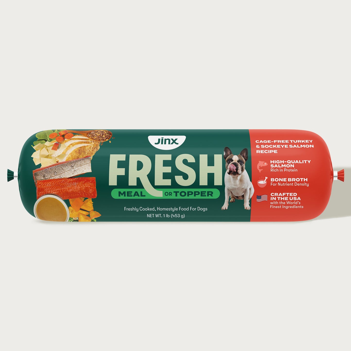 Cage-Free Turkey and Sockeye Salmon Fresh Roll